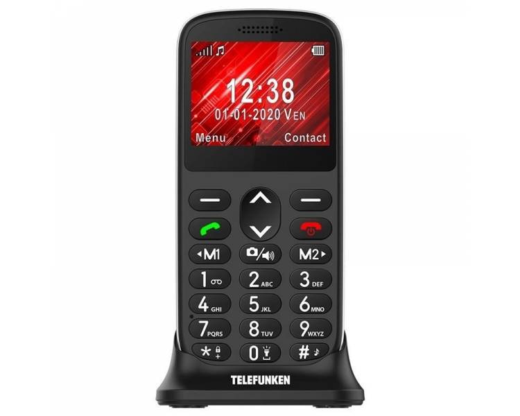 Teléfono Móvil Telefunken S420 Para Personas Mayores Negro