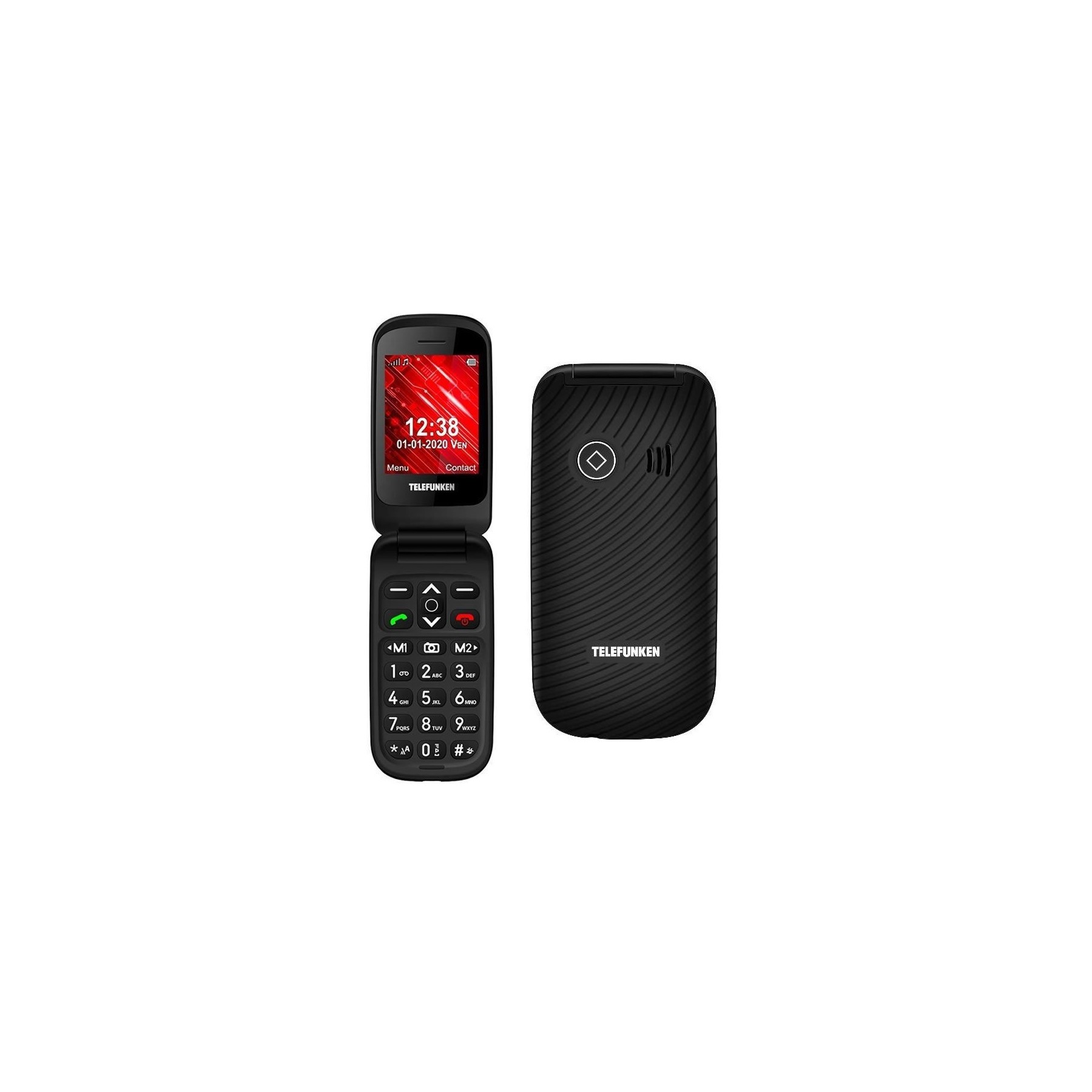 Teléfono Móvil Telefunken S440 Para Personas Mayores Negro