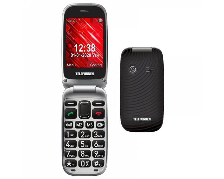 Teléfono Móvil Telefunken S560 Negro