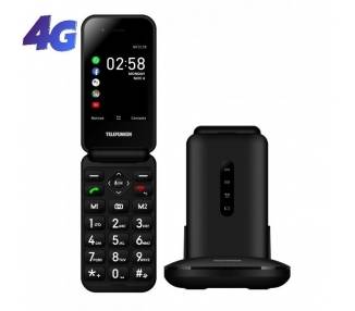 Teléfono Móvil Telefunken S740 Para Personas Mayores Negro