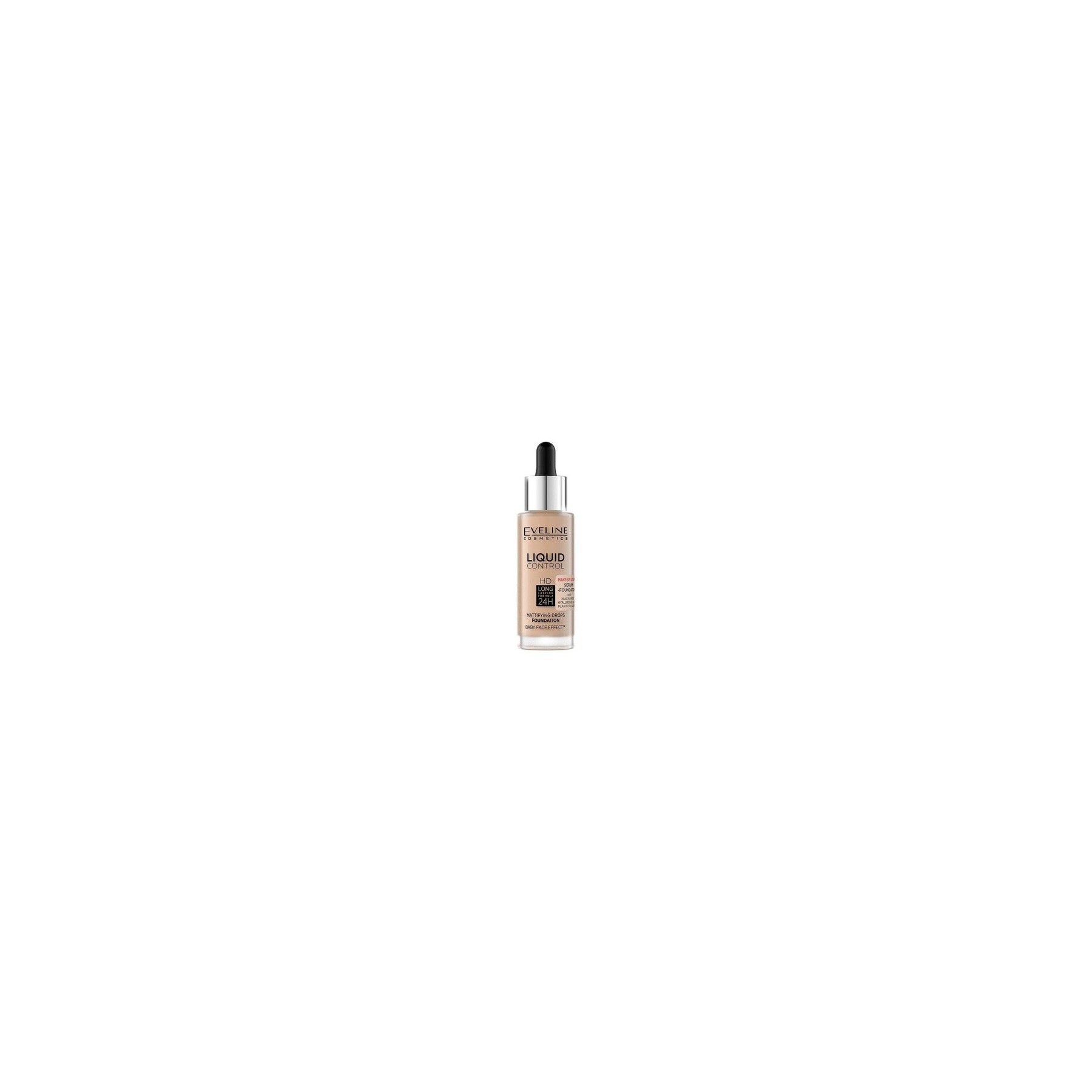 Eveline Liquid Control HD Foundation with Niacinamide 32ml 035 Neutral Beige