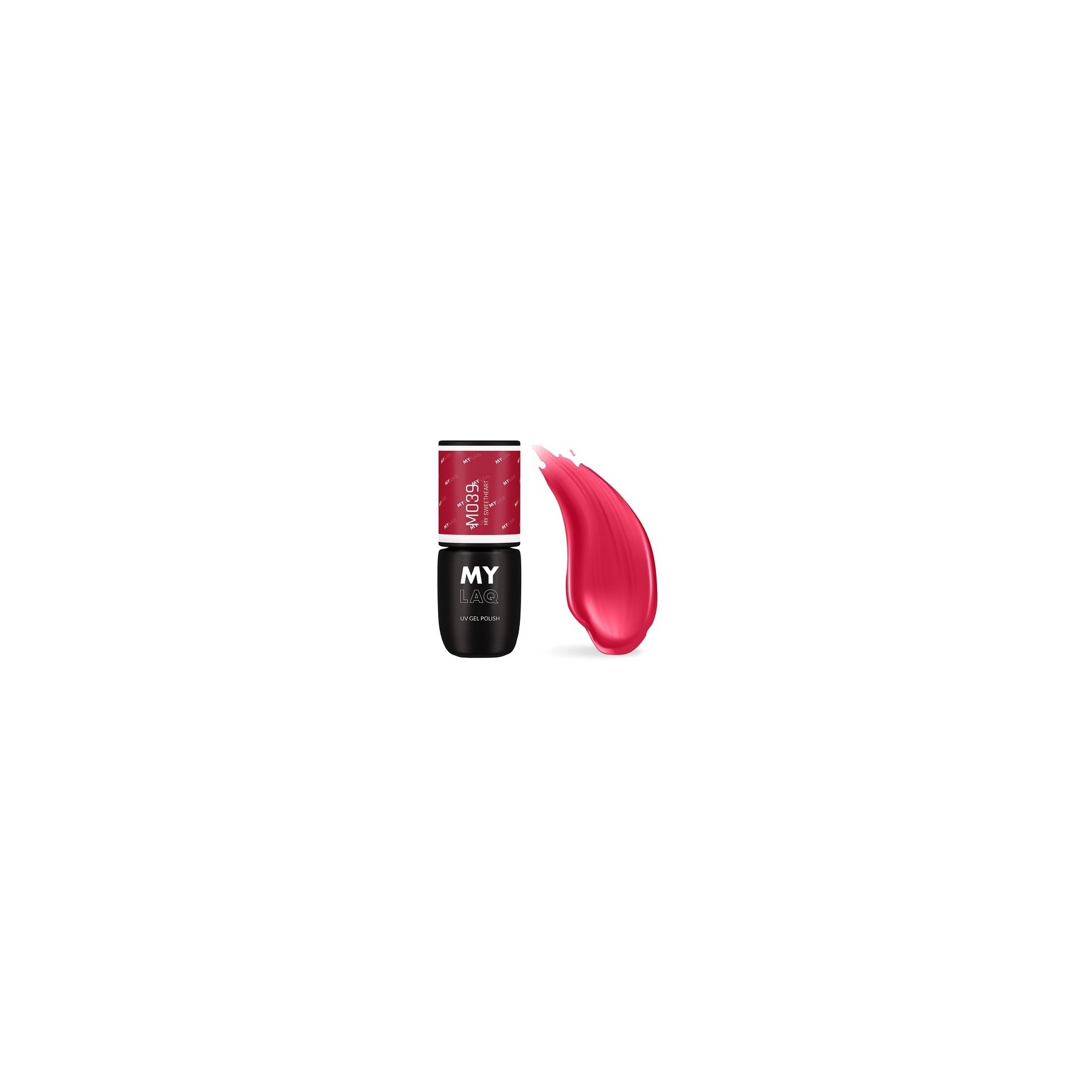 MYLAQ UV Nail Polish Red 5ml - My Sweetheart