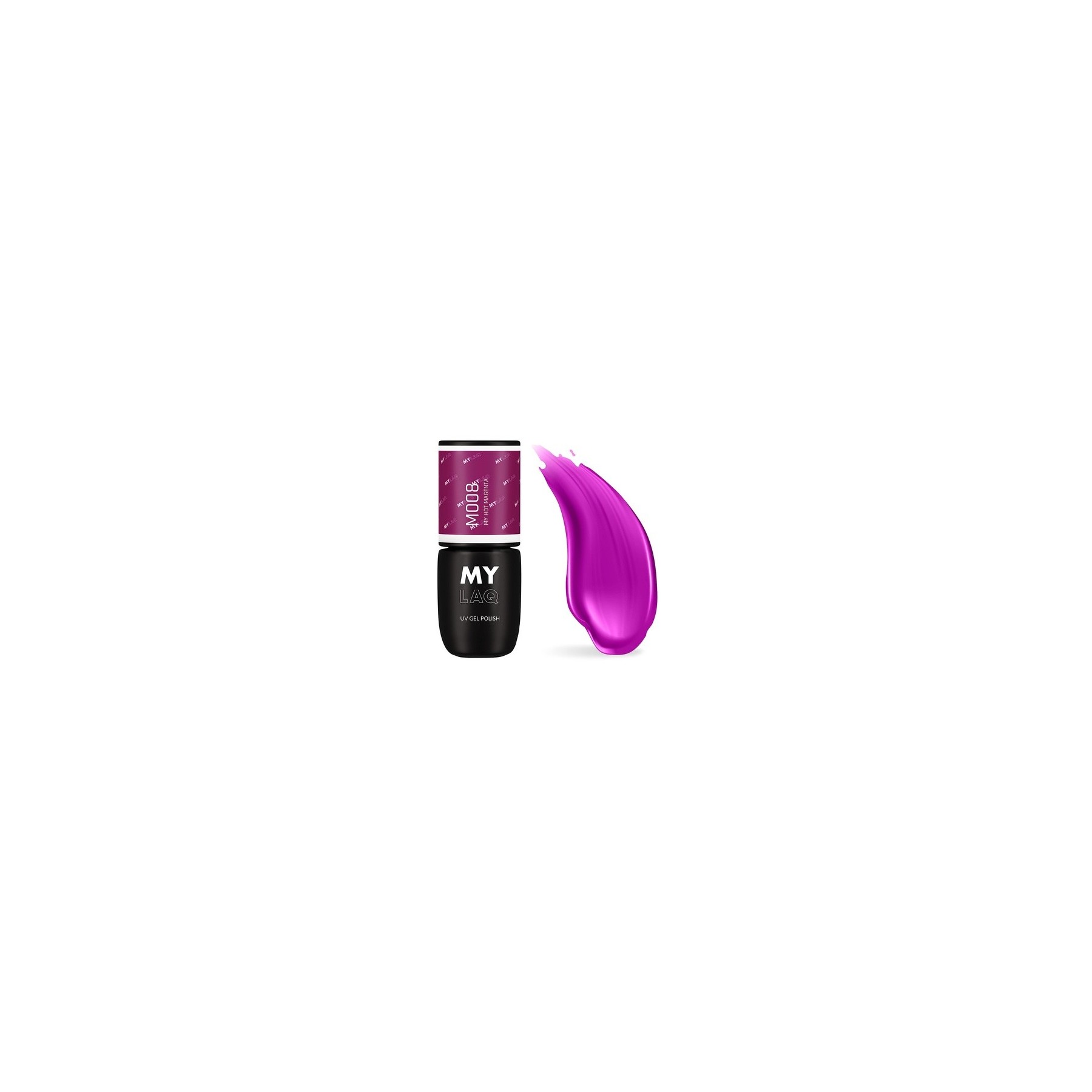 MYLAQ UV Nail Polish My Hot Magenta Violet 5ml