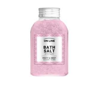 On Line Fruity & Sweet Pink Bath Salt 600g