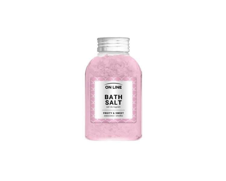 On Line Fruity & Sweet Pink Bath Salt 600g