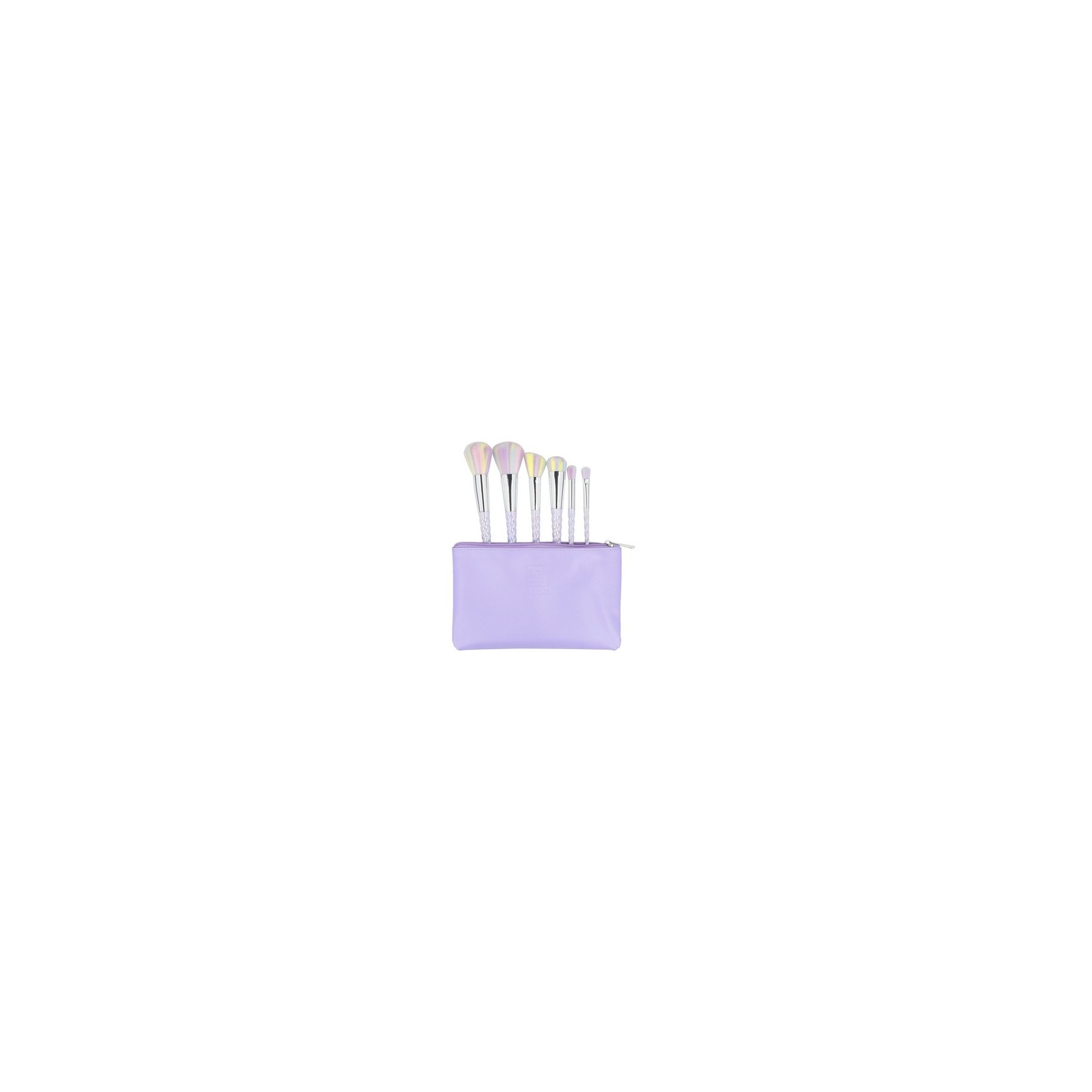 ilu Basic Set 6 Makeup Brushes with Unicorn Bag