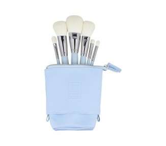 ilu Basic Set 6 Makeup Brushes with Blue Bag