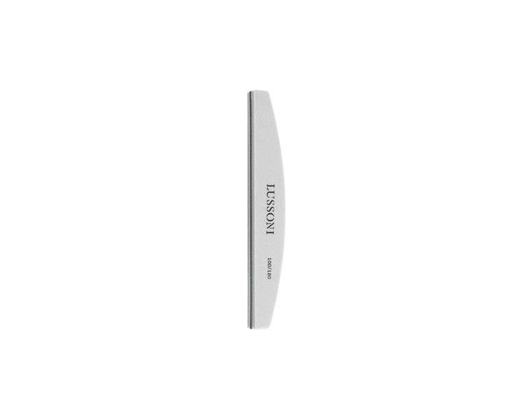T4B LUSSONI Half Moon Professional Nail File 100/180 Grit - Pack of 10
