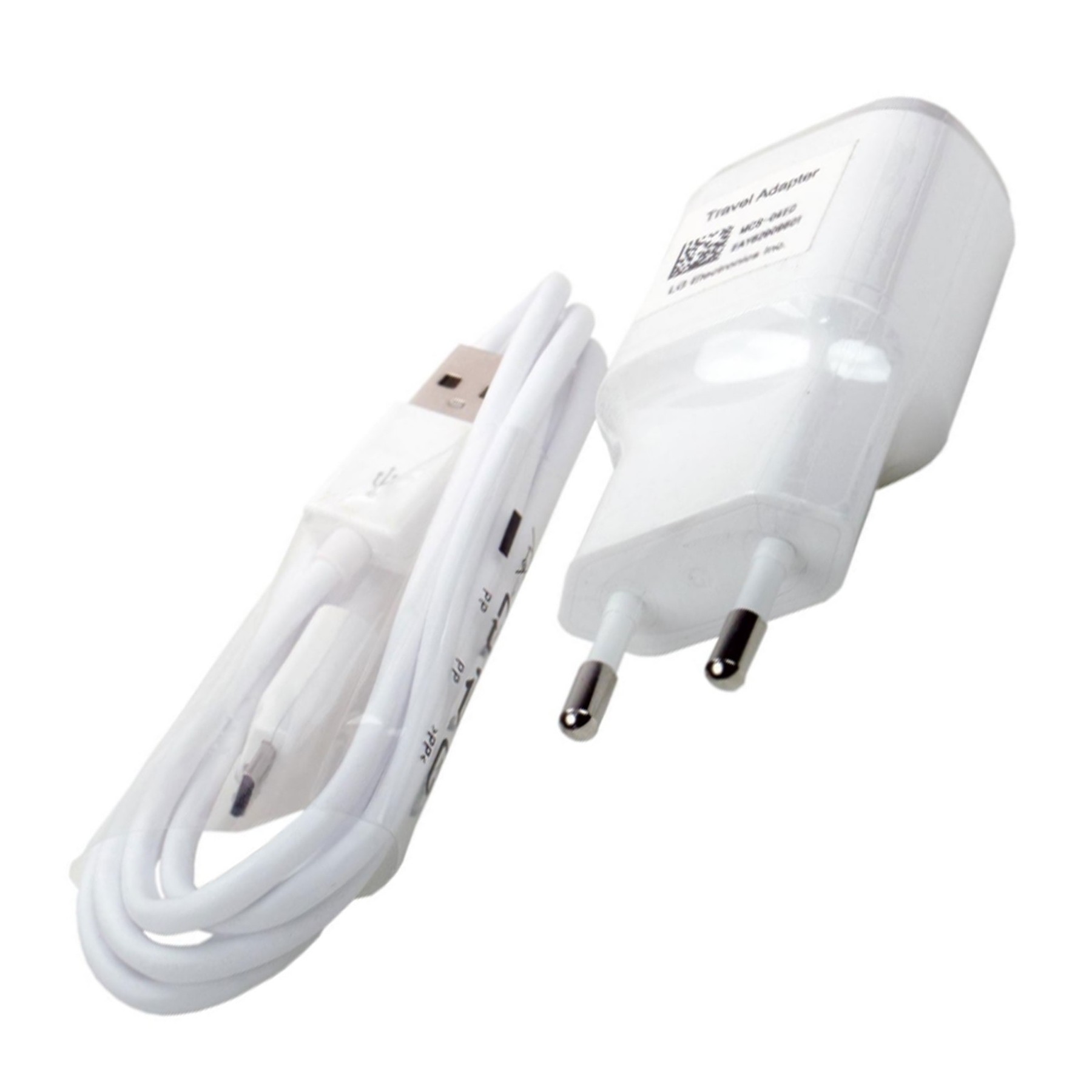 Cargador Cable Micro USB Original LG MCS-04ED Blanco