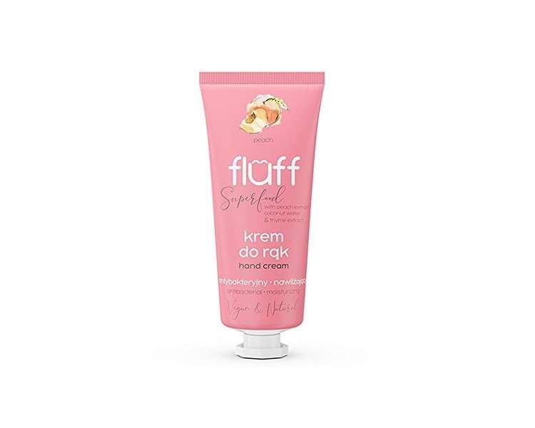 FLUFF Super Food Hand Cream Antibacterial Peach 50ml
