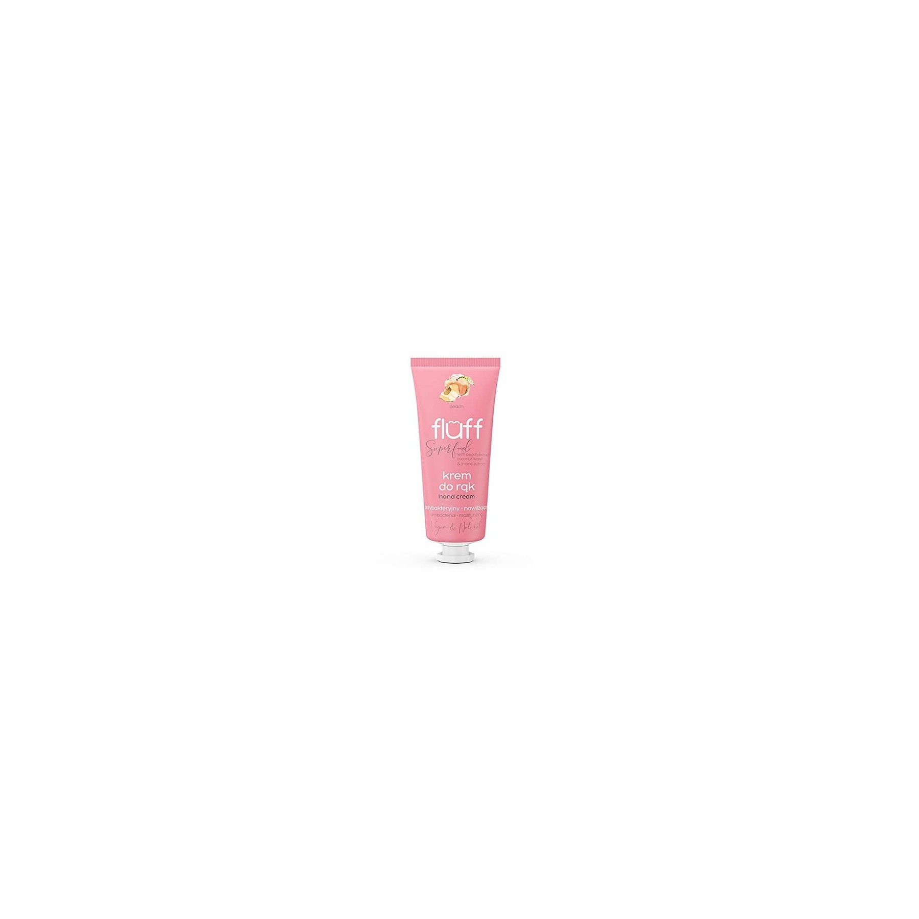 FLUFF Super Food Hand Cream Antibacterial Peach 50ml