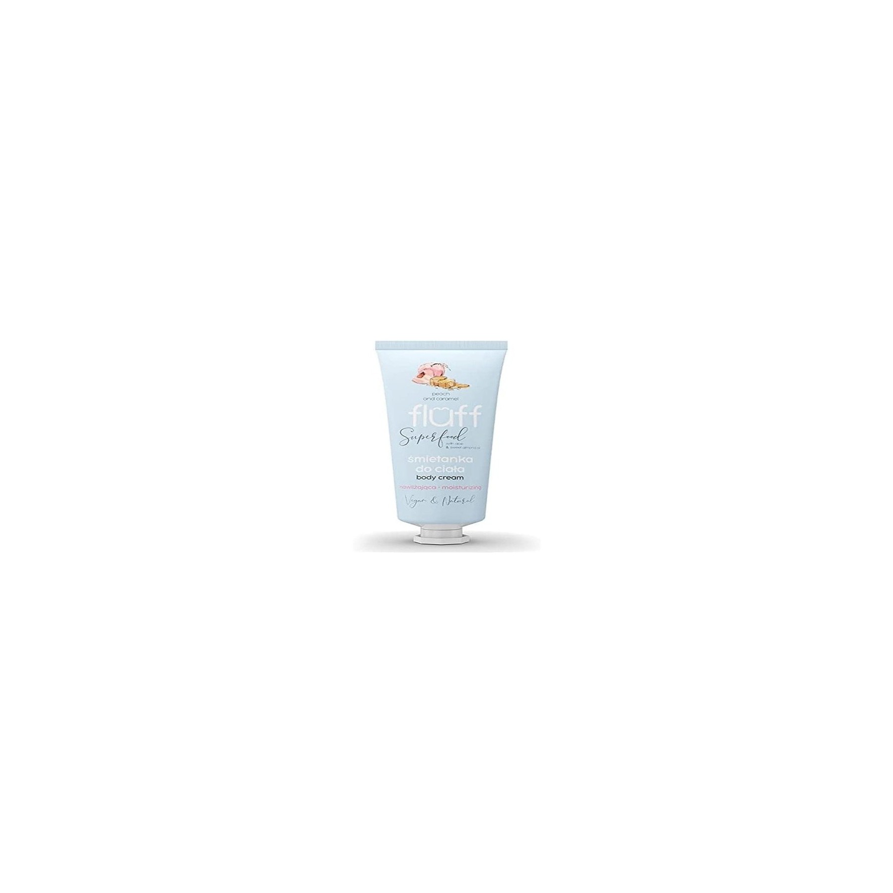 Fluff Body Cream Moisturizing Peach & Caramel 150ml