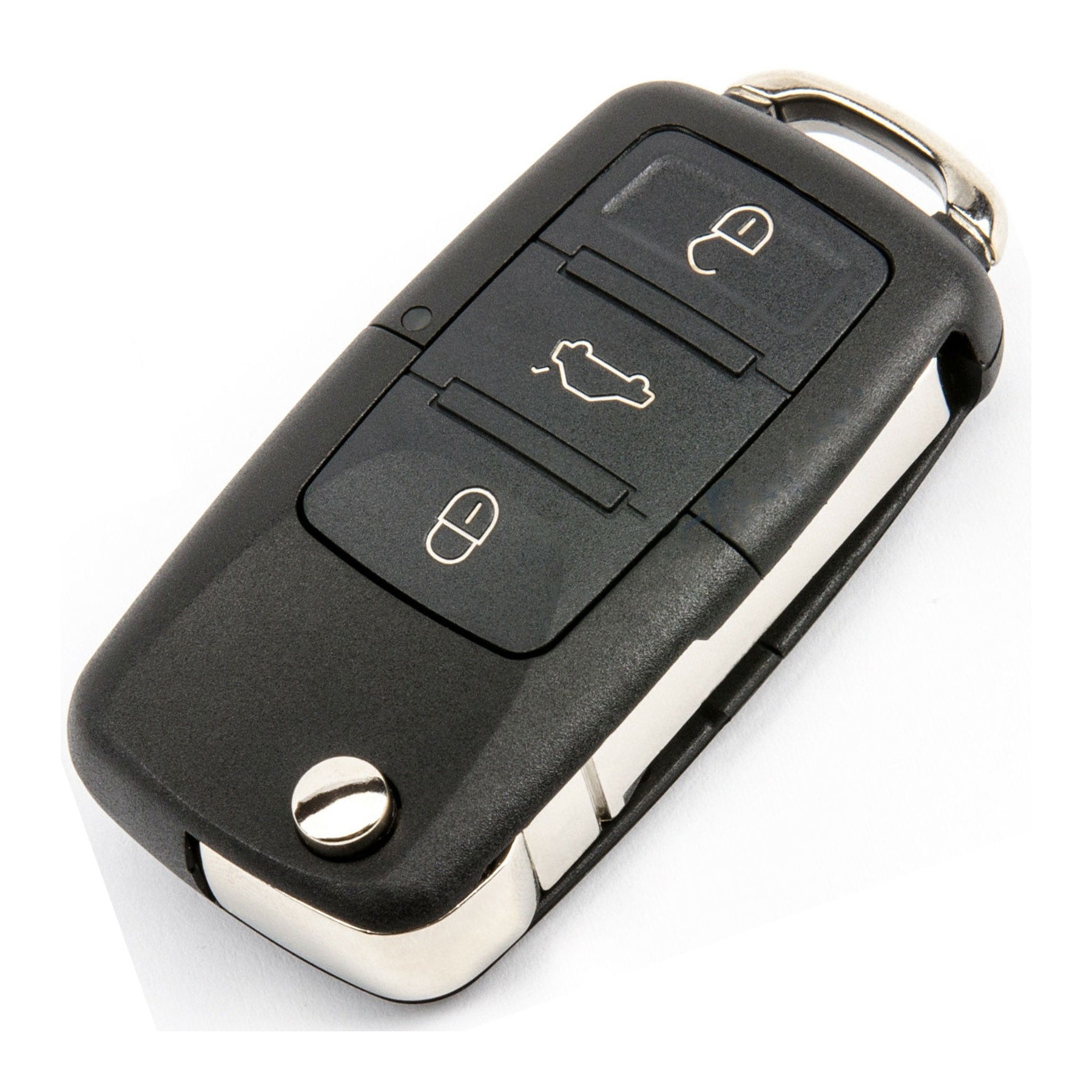 Llave Compatible para VW Golf Jetta Sirocco Tiguan Touran 3 Botones 1K0959753G