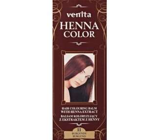 Venita Henna Color Hair Dye 75ml 11 Burgundy