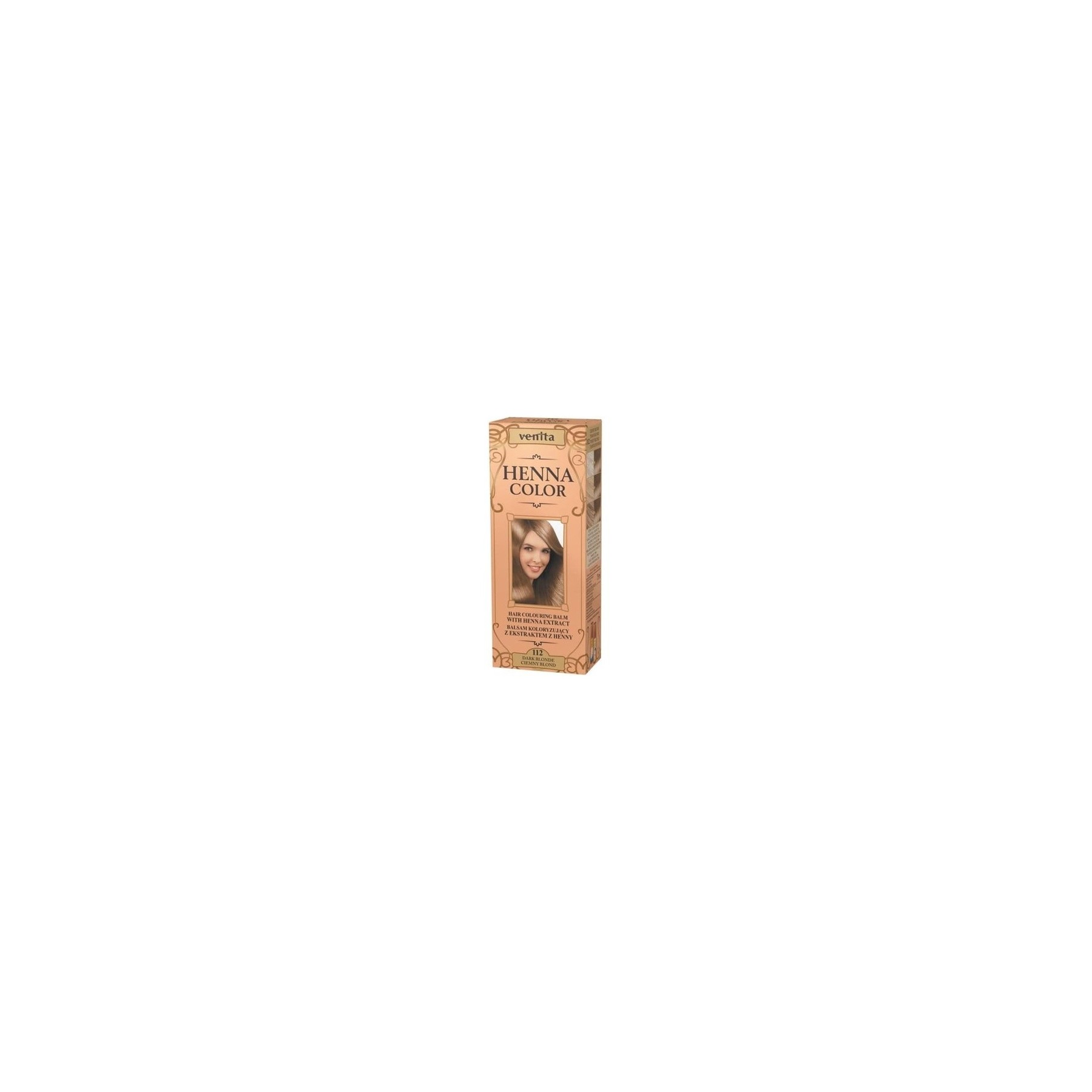 Venita Henna Color Hair Dye 75ml 112 Dark Blonde