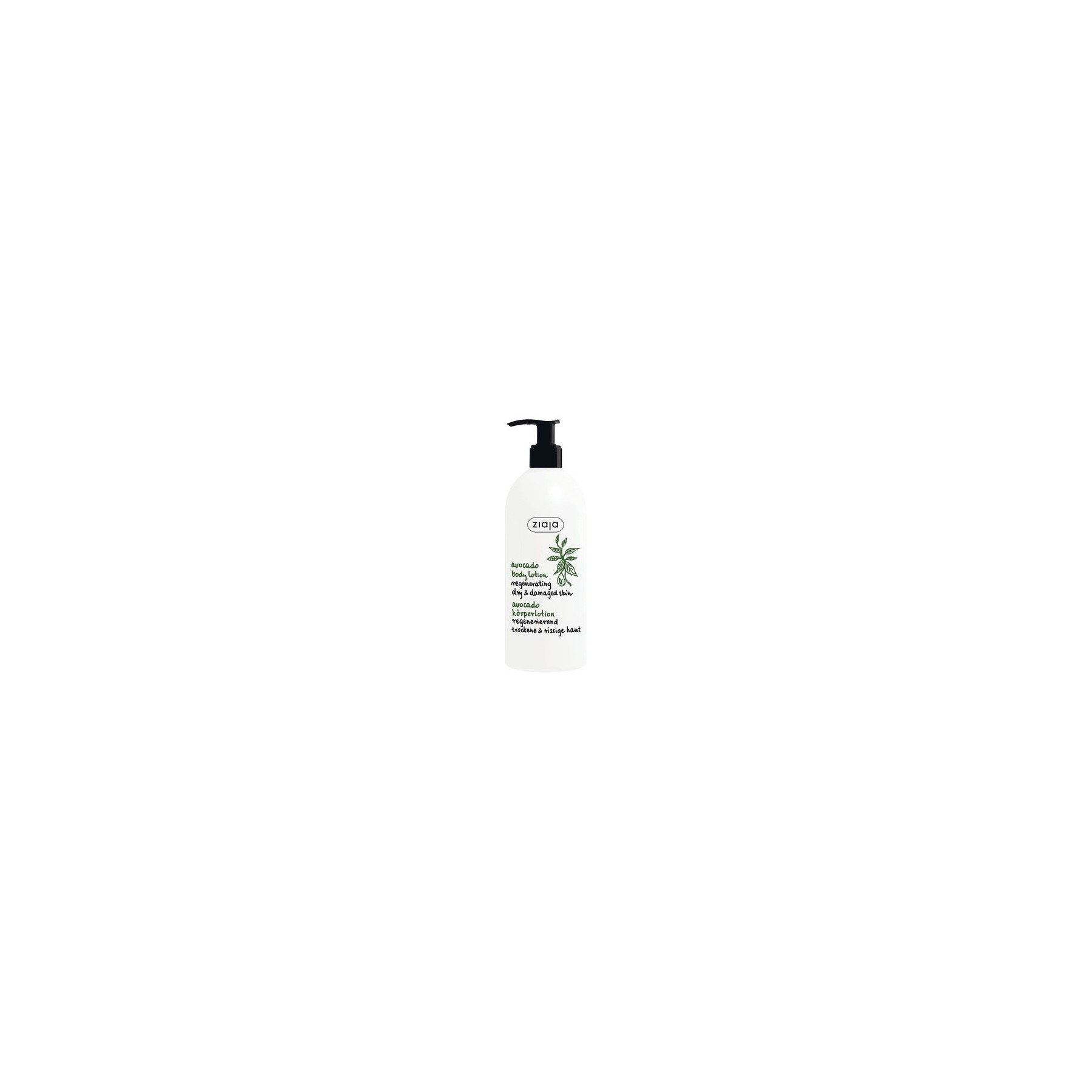 Ziaja Avocado Body Lotion 400ml - Regeneration for Dry and Stressed Skin