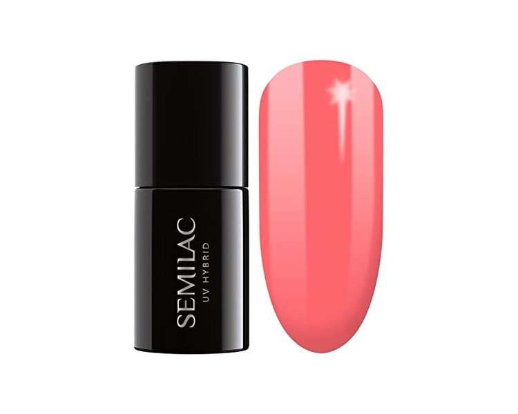 Semilac 033 UV Hybrid Nail Polish Pink Doll 7ml