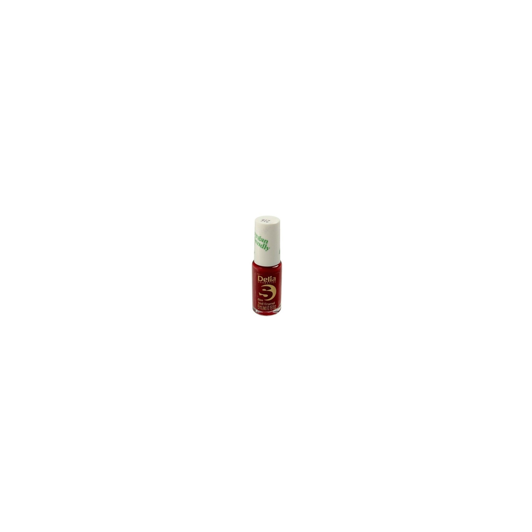 Delia Cosmetics Vegan Friendly Nail Polish Size S No. 216 Cherry Bomb 5ml