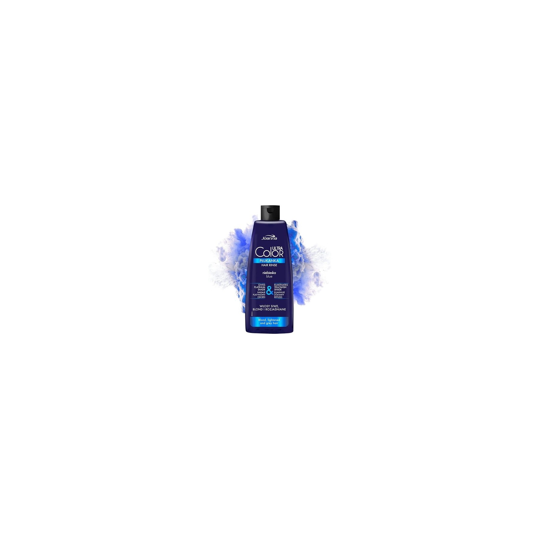 Joanna Ultra Color Blue Color Rinse for Blonde and Light Hair 150ml Platinum-Grey Shade