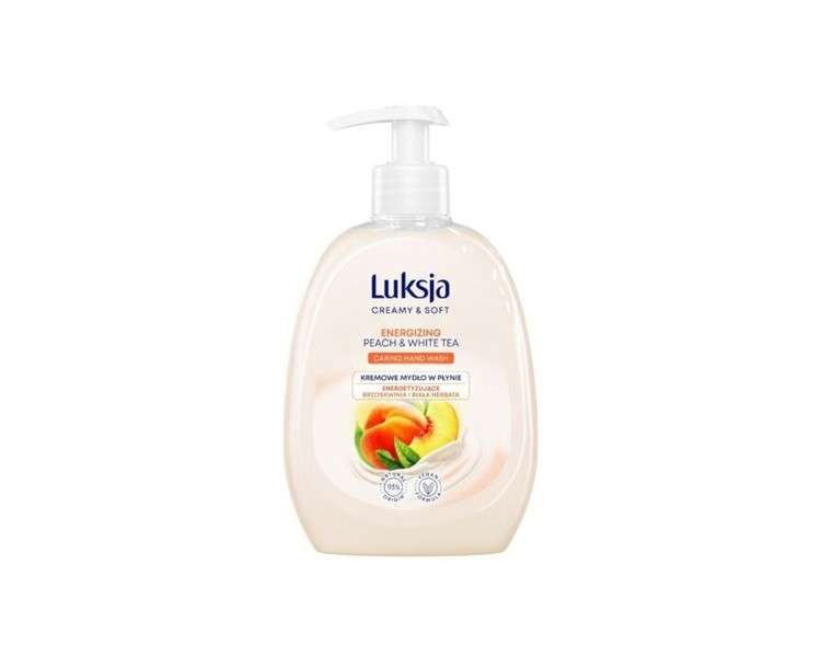 Luxja Creamy and Soft Energising Cream Peach and White Tea Liquid Soap 500ml