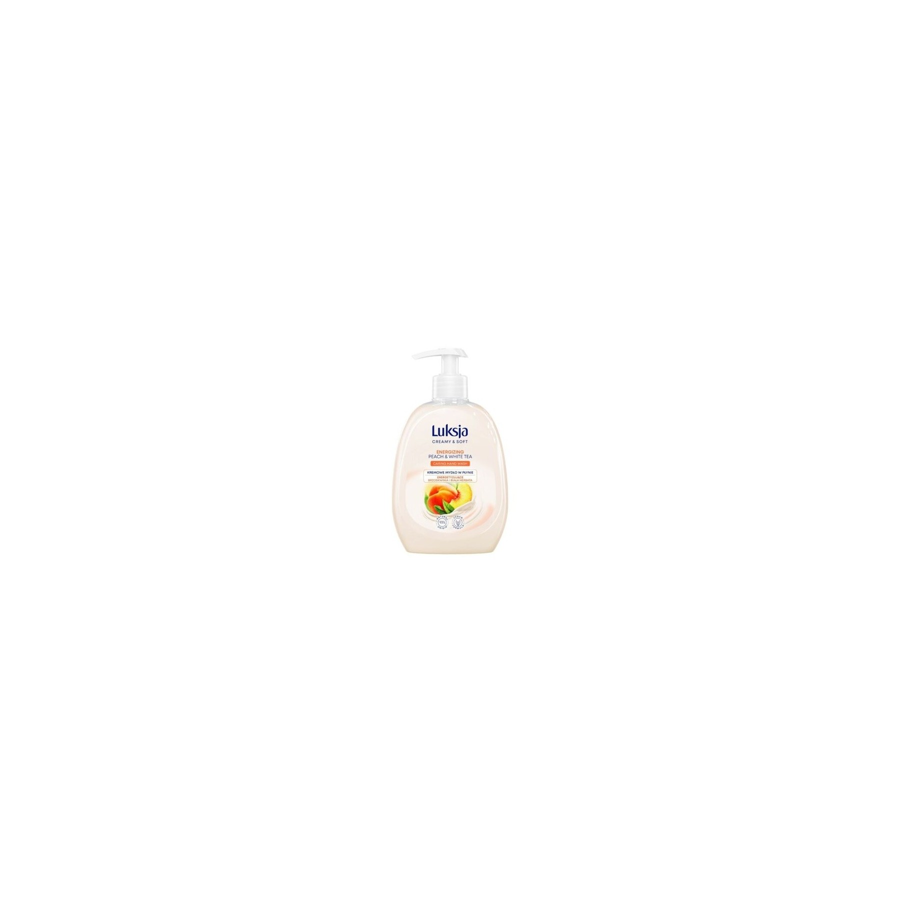 Luxja Creamy and Soft Energising Cream Peach and White Tea Liquid Soap 500ml
