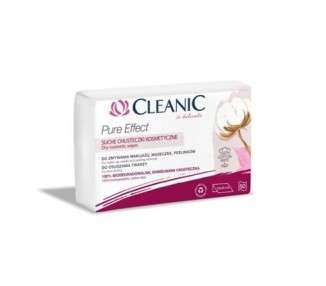 Cleanic Pure Effect Cosmetic Dry Wipes 50pcs