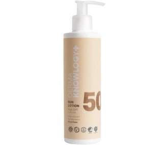 DermaKnowlogy Sunscreen Lotion SPF50 for Sensitive Skin - Coral & ECO Certified, Water Resistant, Vegan 200ml