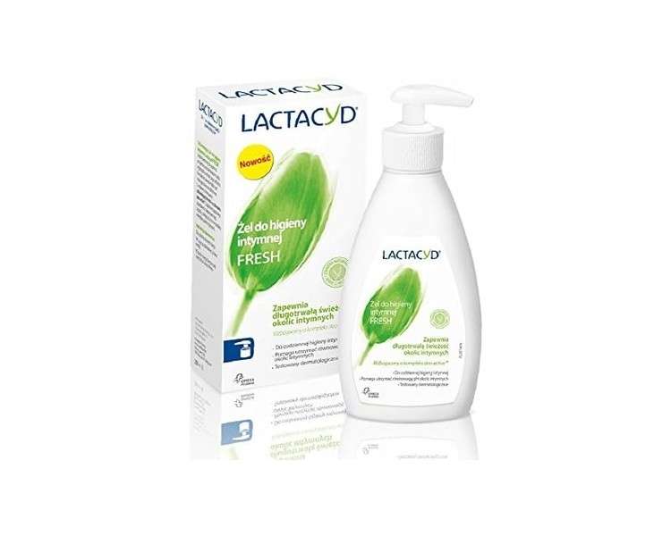Lactacyd Fresh Intimate Hygiene Gel Daily Protective Wash with Pump 200ml
