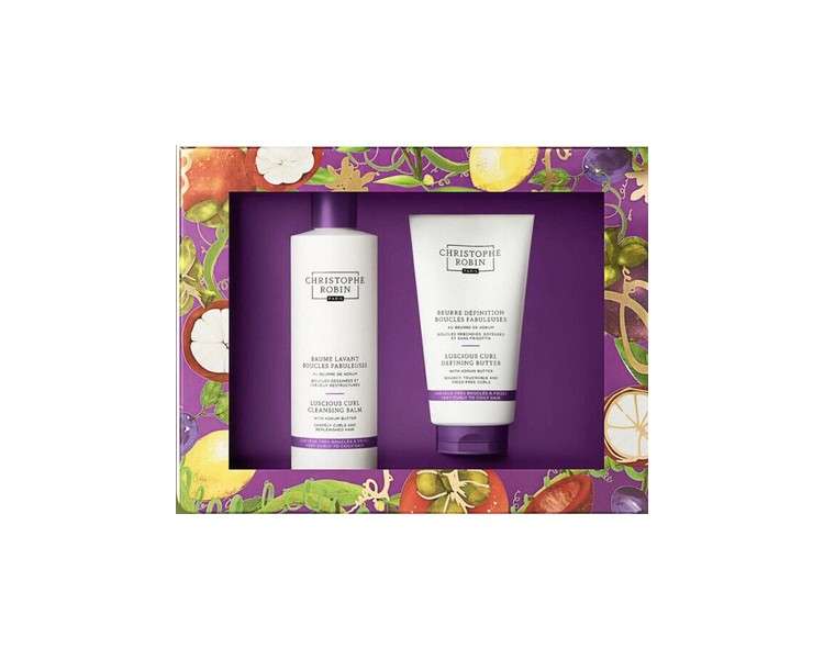 Christophe Robin Luscious Curl Cleansing Balm & Defining Butter Gift Set