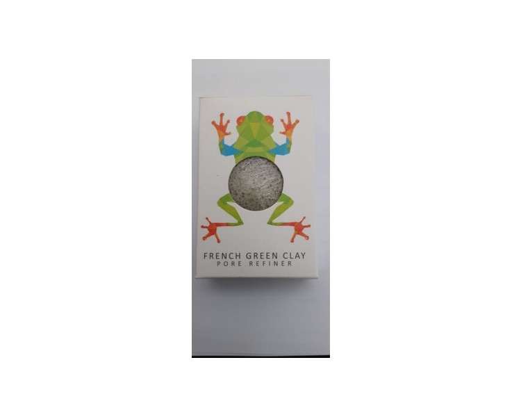 Original Konjac Mini Face Puff with French Green Clay