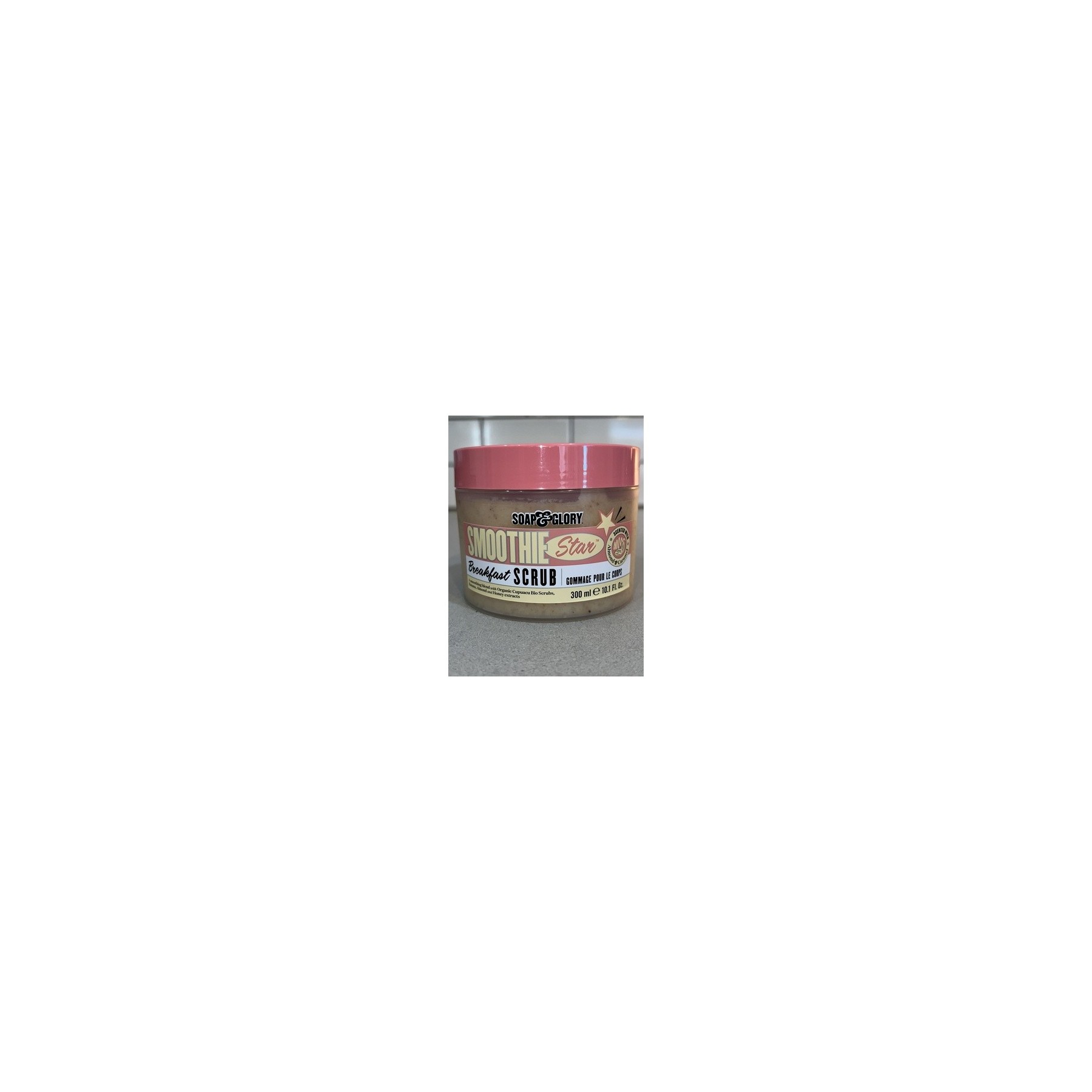 Soap & Glory Smoothie Star Breakfast Scrub Almond Sugar Vanilla Scent 300ml