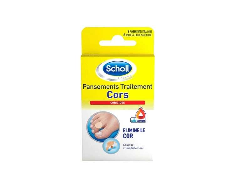 Scholl Corn Removal Plasters 8 Pack