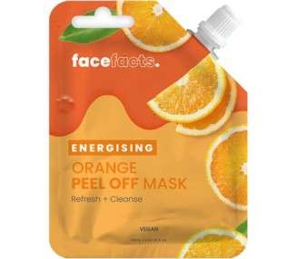Face Facts Energising Orange Citrus Peel Off Mask Cleanses and Moisturises 60ml