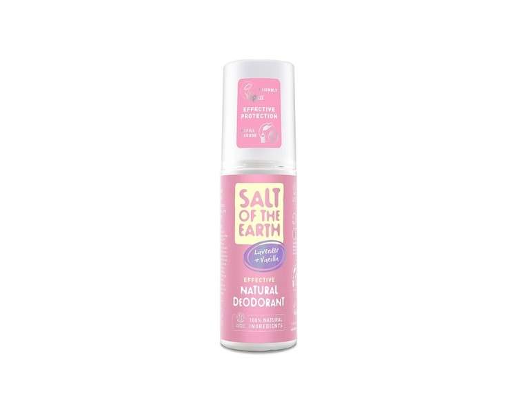 Salt of the Earth Refillable Natural Deodorant Spray 100ml Lavender & Vanilla