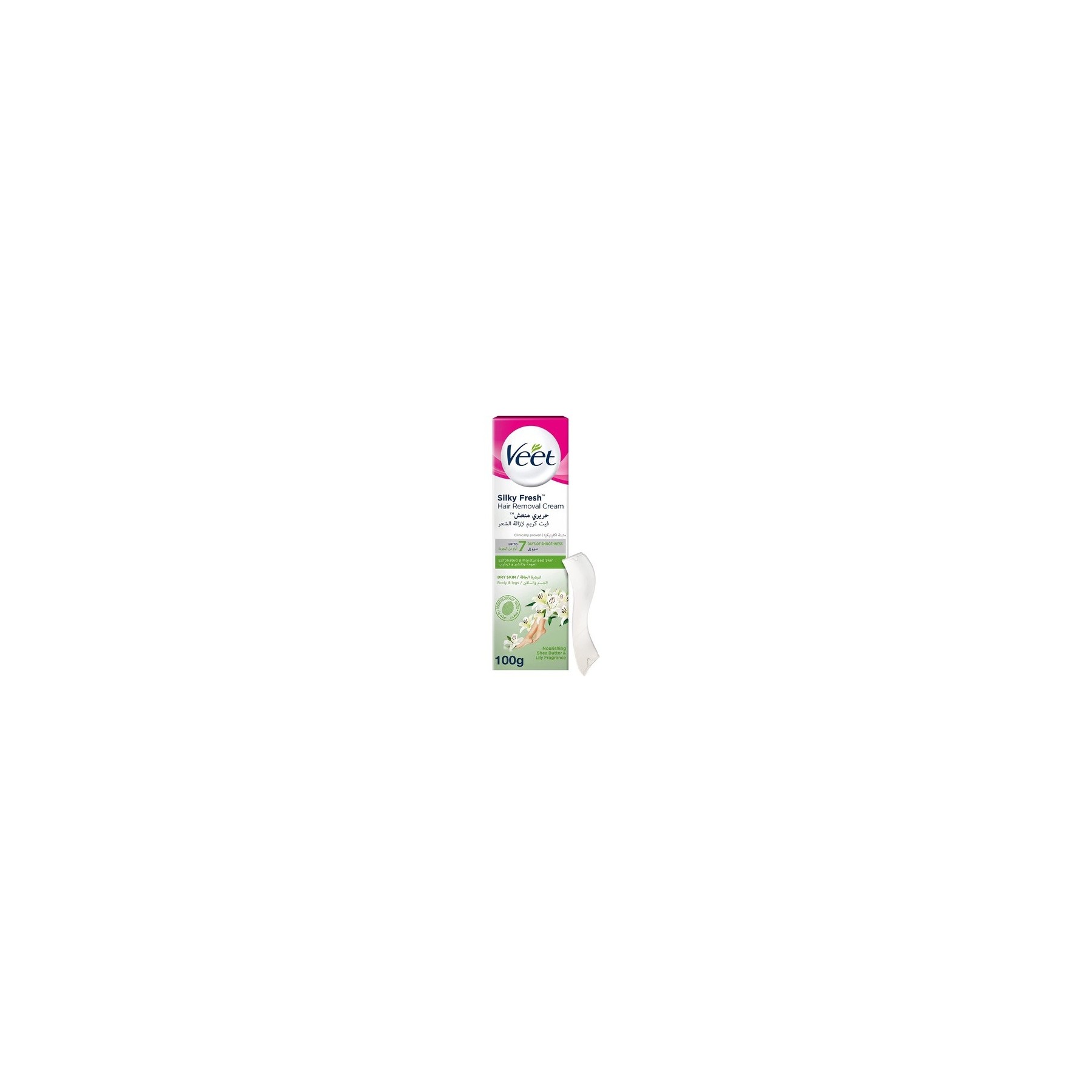 Veet Hair Removal Cream Silk and Fresh for Dry Skin 100g
