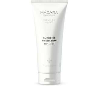 MÁDARA Organic Skincare Infusion Blanc Supreme Hydration Body Lotion 200ml