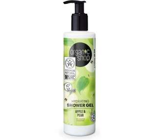 Organic Shop Hydrating Shower Gel Apple and Pear 280ml