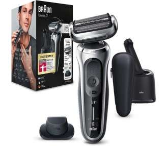 Braun Series 7 Shaver Electric Man, Machine Shaving Beard With Trims