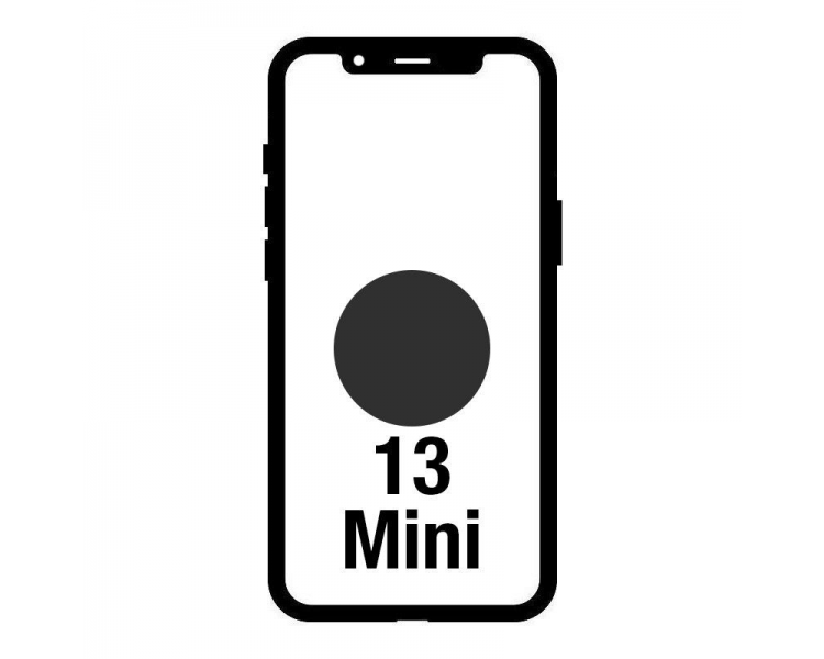 Smartphone apple iphone 13 mini 128gb/ 5.4'/ 5g/ negro medianoche