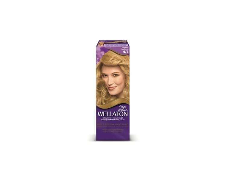 Wella Wellaton Intensive Color Cream No. 9/3 Golden Blonde 1 Pack
