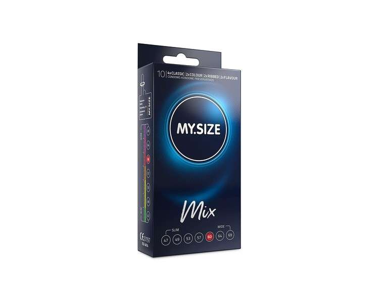 My.Size Mix Condoms Size 5 60mm - Pack of 10