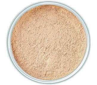 ARTDECO Mineral Powder Foundation Protective Loose Powder in Compact Form for a Smooth, Soft Matte Finish 15g - Light Beige