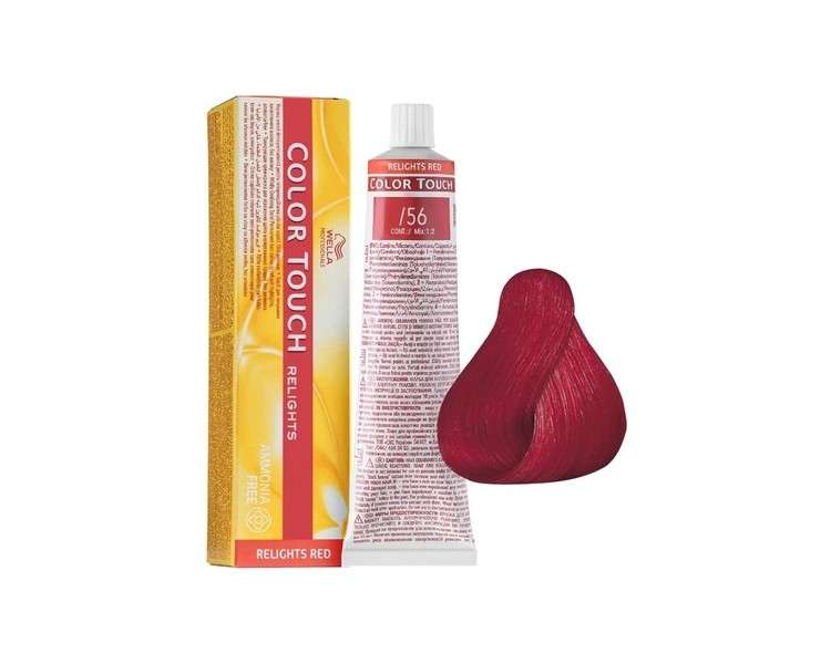 Wella Color Touch Relights Permanent Dye Nº 56 Mahogany Violet (60 ml)