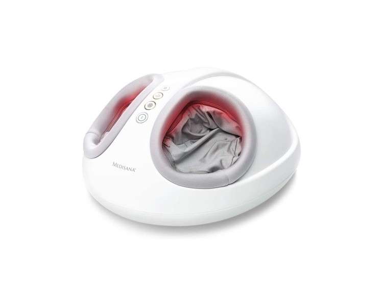 Medisana FM 888 Electric Shiatsu Foot Massager with Red Light and Heat Function 2 Speeds - White