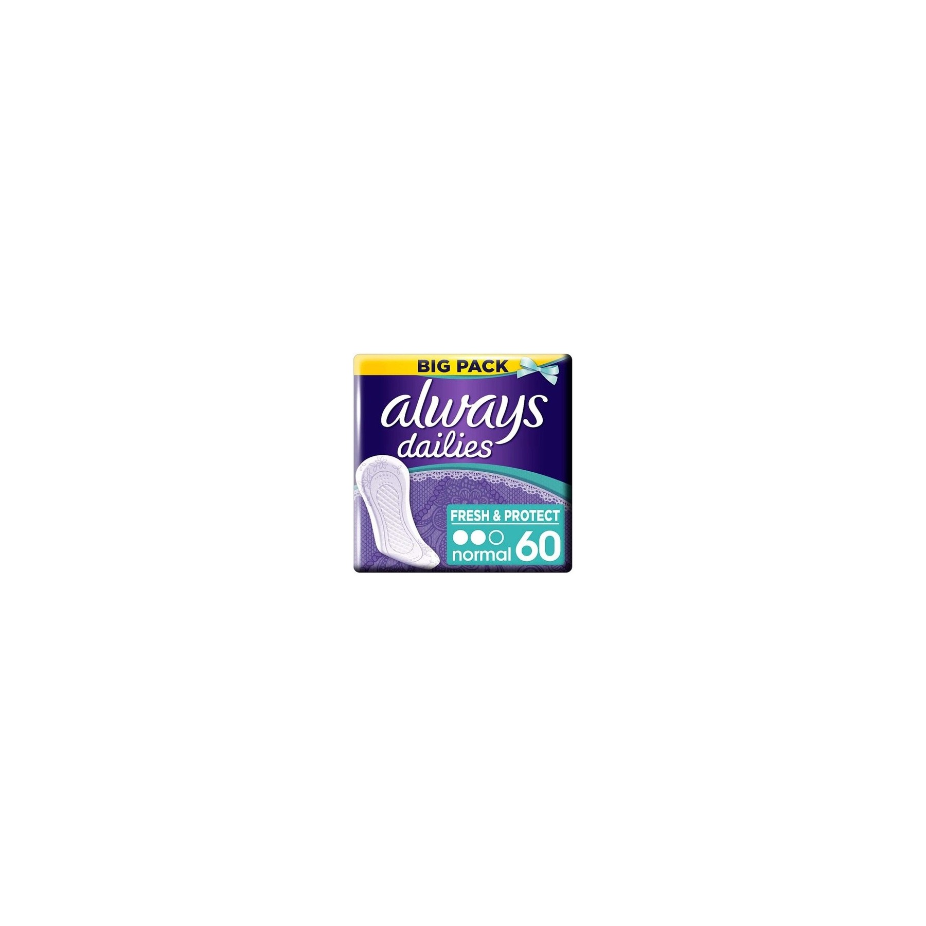 Always Dailies Fresh Protection Normal Panty Liners 60 Pieces