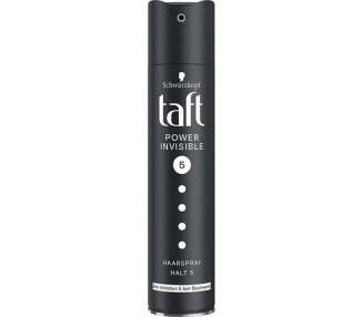 Taft Power Invisible Hairspray No Gluing & No Weighing Hold 5, 250 Ml