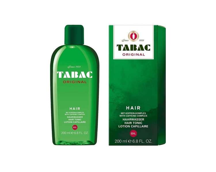 Tabac Original Hair Tonic Oil Revitalizes Scalp and Softens Dry Hair 200ml