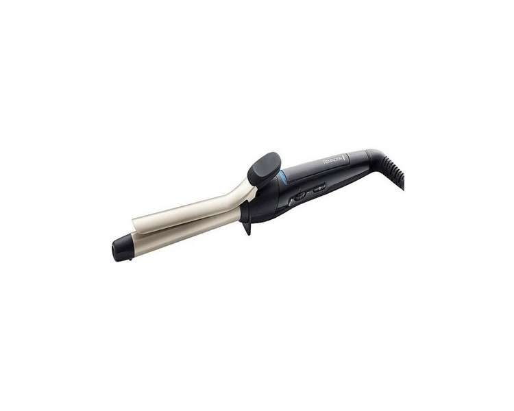 Remington Pro Spiral Curling Iron CI5319 19mm for Defined Ringlet Curls with Antistatic Ceramic Tourmaline Coating Black/Cream