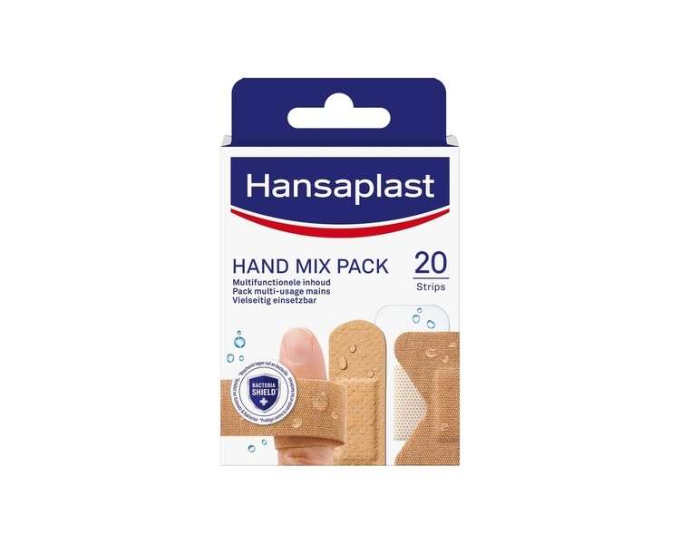 Hansaplast Hand Mix Pack 20 Strips
