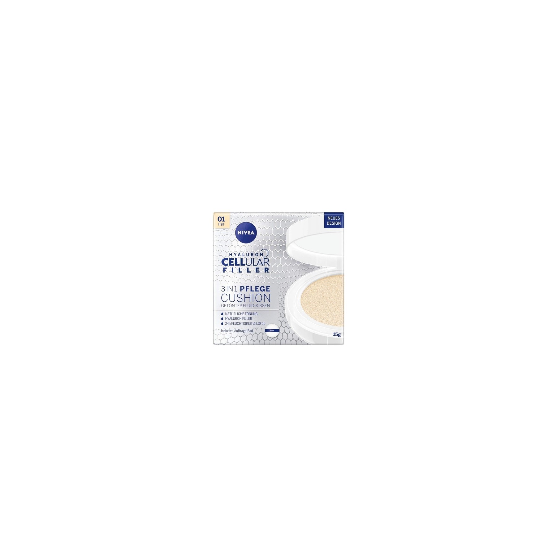Nivea 3-in-1 Anti-Age Care Cushion for Natural Tinting and Moisture Light Skin Type